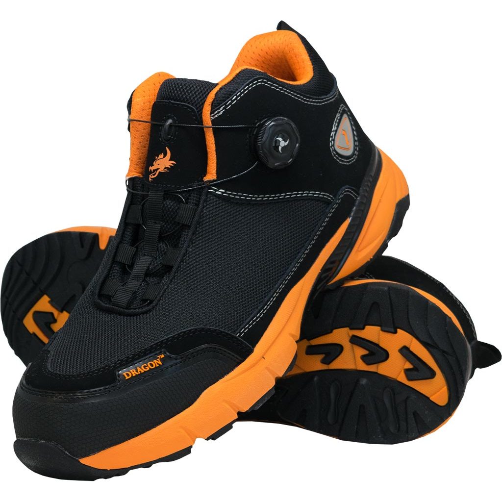 Buty bezpieczne Reis BRBOOSTER-T – SB E FO SRC Czarno-pomarańczowy