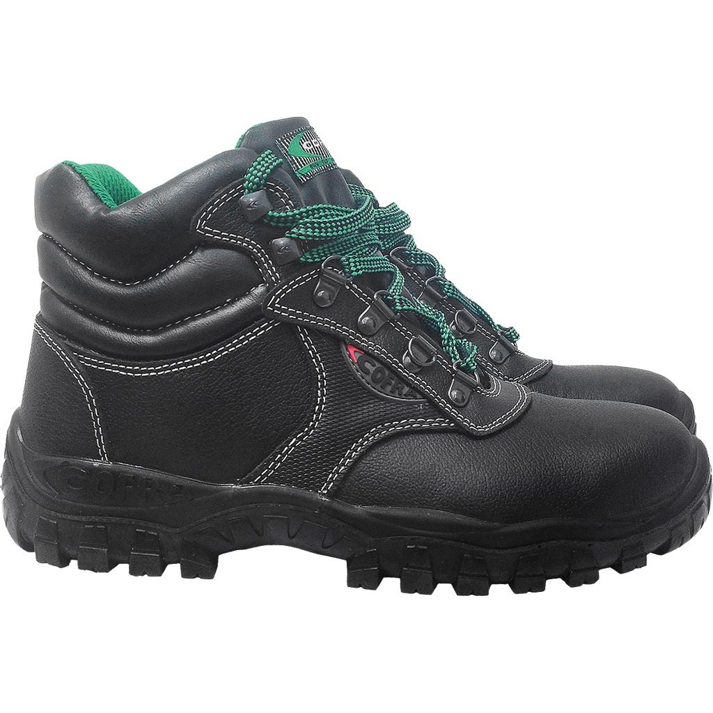 Buty bezpieczne Cofra BRC-MERCURIO – S3 CI FO SRC Czarno-zielony