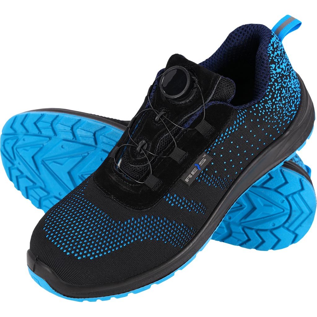 Buty bezpieczne Reis BRDROP-ROL – S1 SR FO Czarno-niebieski
