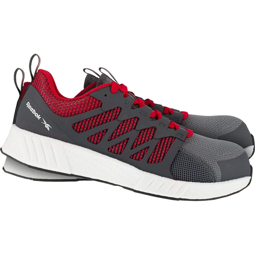 Buty bezpieczne Reebok BREEBOK-1070 – S1P SRC ESD Szaro-czerwony