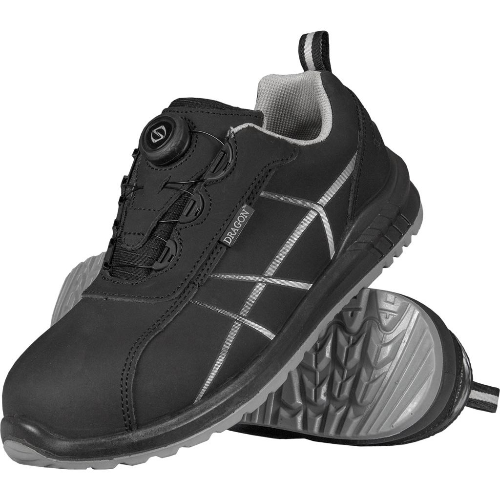 Buty bezpieczne Reis BRELSTER – S1P SRC Czarno-szary