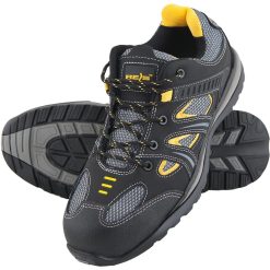 Buty bezpieczne Reis BRFROG – S1P SRA Czarno-szaro-źółty