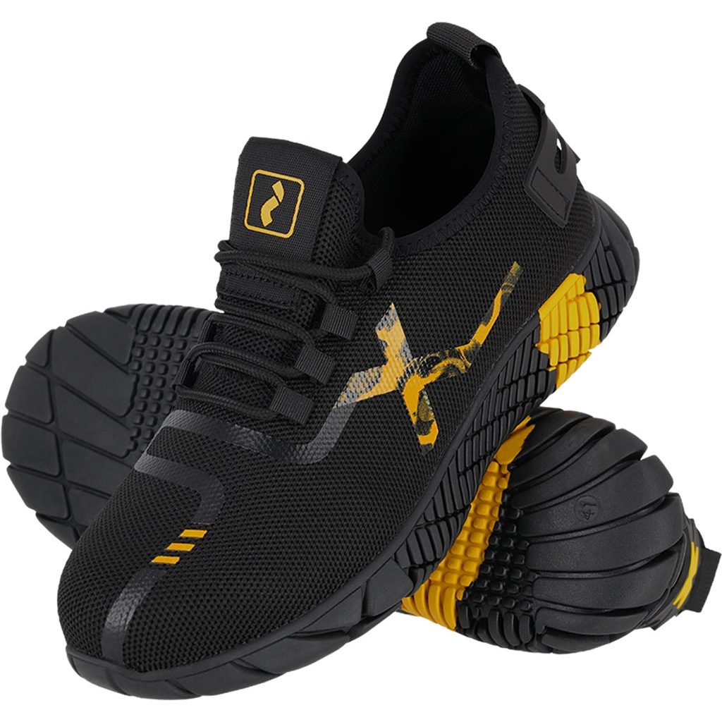 Buty bezpieczne Reis BRGALAXY – S1 PL Czarno-żółty