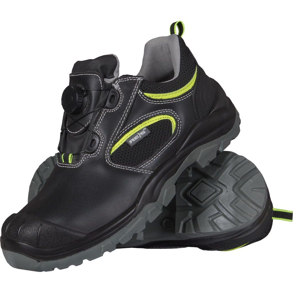 Buty bezpieczne Reis BRGRU – S1 SRC Czarno-seledynowy