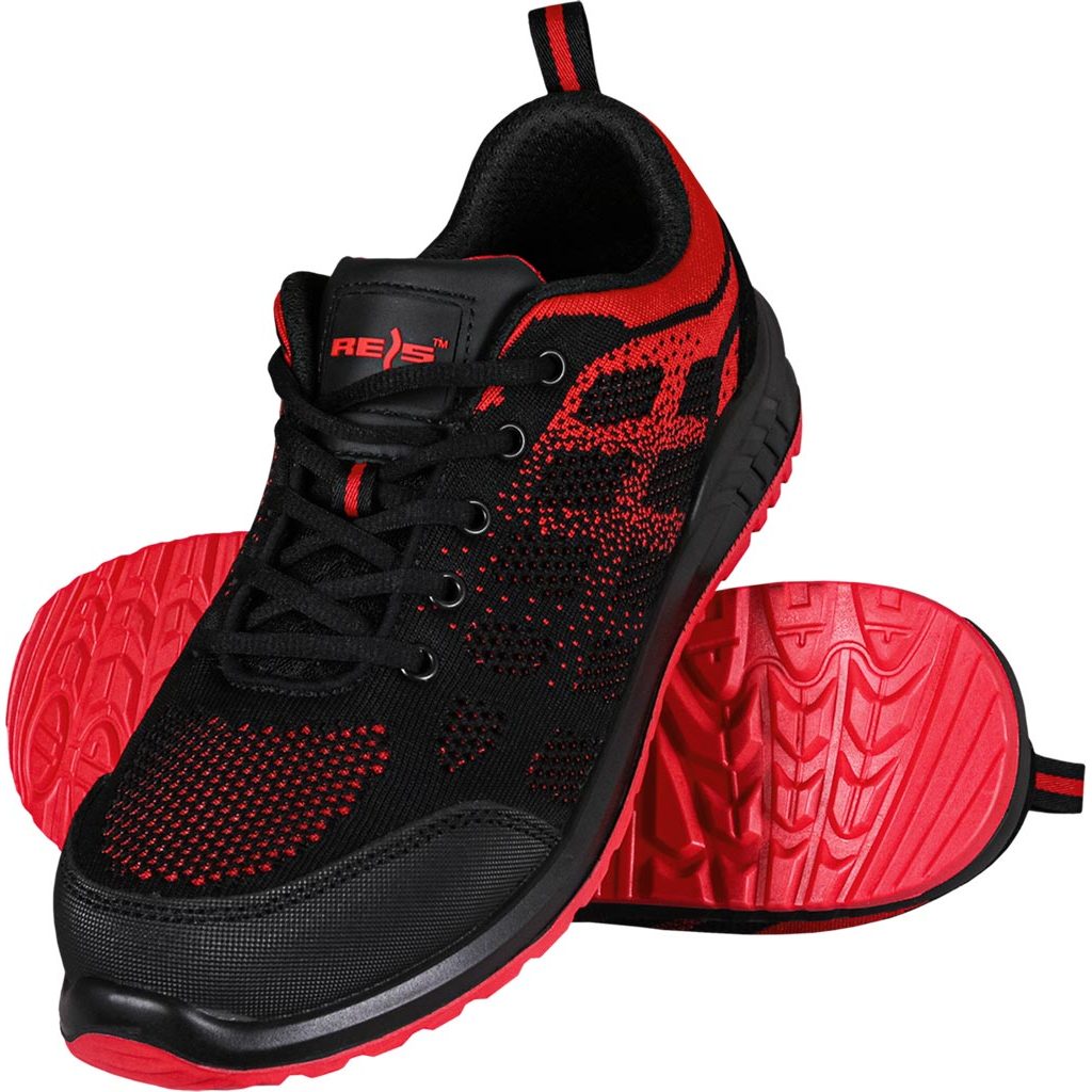 Buty bezpieczne Reis BRJOKER – SB FO SRC Czarno-czerwony