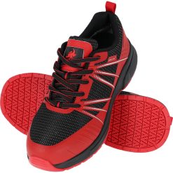 Buty bezpieczne Reis BRORBIT – S1P SR Czerwono-czarny