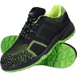 Buty bezpieczne Reis BRROBIN – S1P SRC Czarno-seledynowy