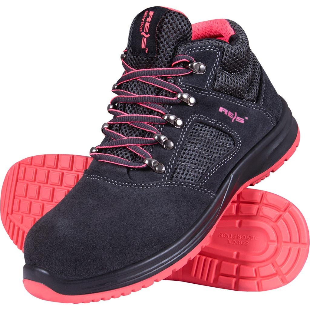 Buty bezpieczne Reis BRSTORK-T – S1 SRC Szaro-różowy