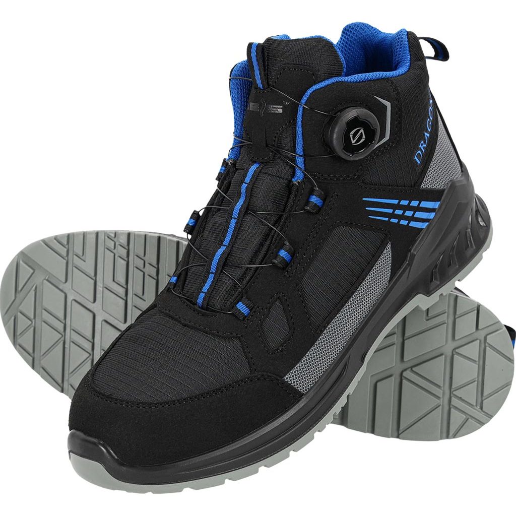 Buty bezpieczne Reis BRSTRIAL-T – SB SR SC Czarno-niebieski