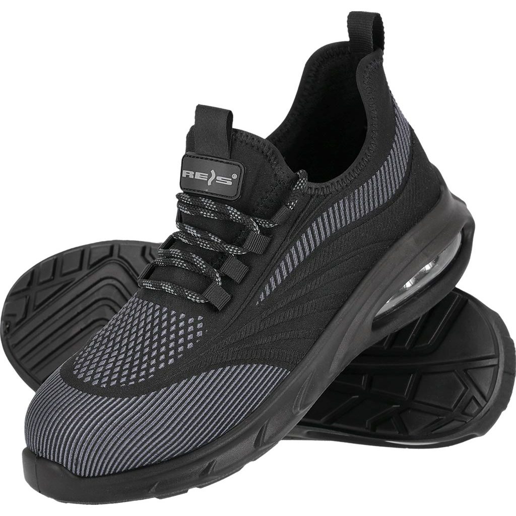 Buty bezpieczne Reis BRWAVE – S1 PL SR FO Czarno-szary