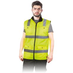 Bezrękawnik ochronny ocieplany Reis CITRON Żółty
