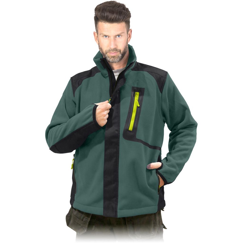 Bluza ochronna z polaru Reis COLORADO Oliwkowo-czarny