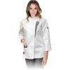 Bluza kucharska ochronna Reis DOLCE-L Biało-szary