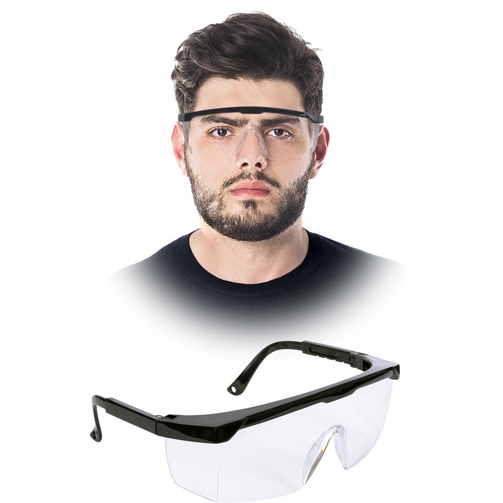 Okulary ochronne Reis GOG-FRAMBER – EN 166 Transparentno-czarny