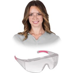 Okulary ochronne Reis GOG-IRVINE – EN 166 Transparentno-różowy