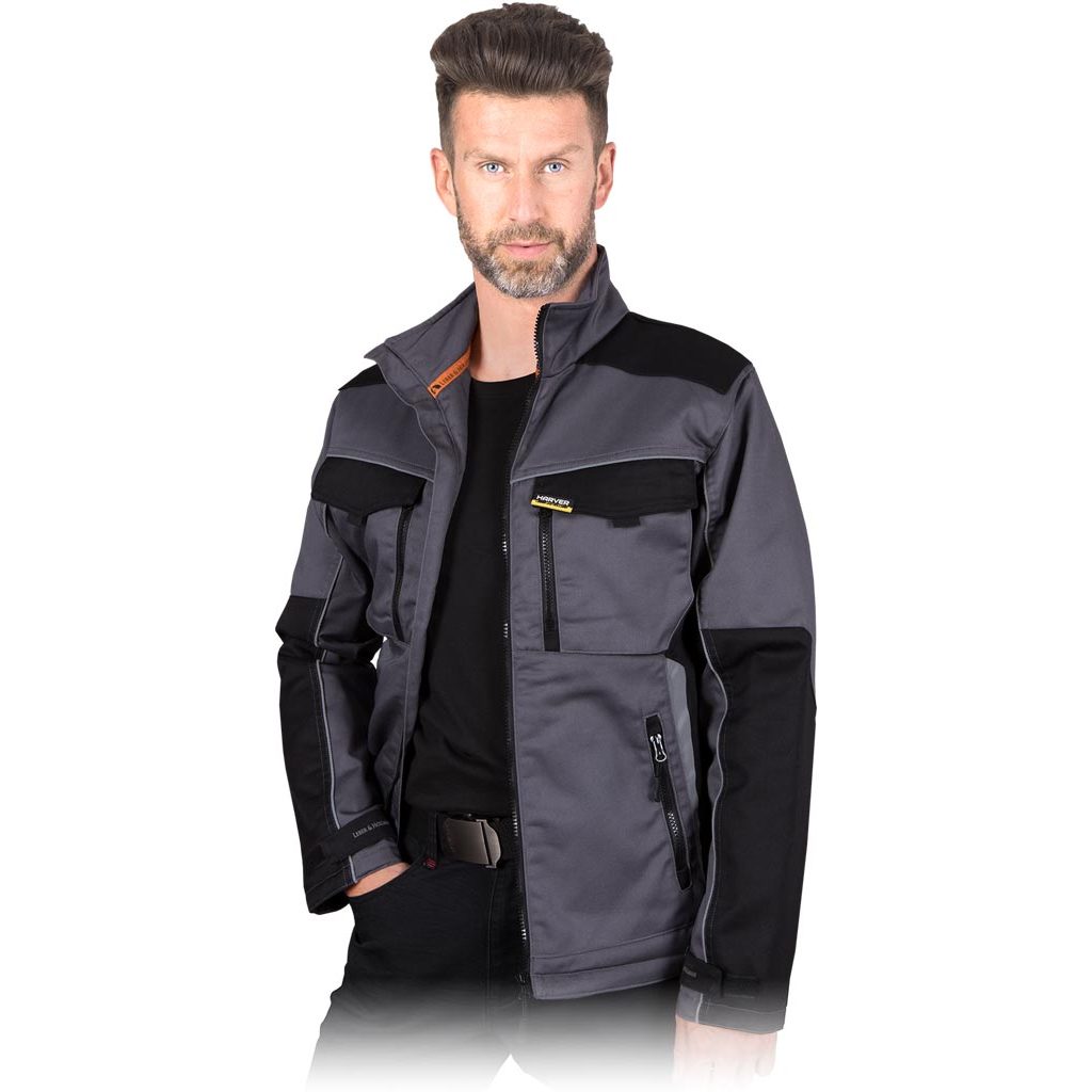 Bluza ochronna Leber&Hollman HARVER-J Szaro-czarny