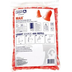 Wkładki przeciwhałasowe Howard Leight HW-OSZ-MAX400 – SNR 37 dB Pomarańczowy