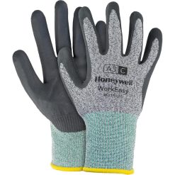 Rękawice ochronne Honeywell HW-WORK5313 – nitryl, EN 388, opak. 10 par Szaro-zielony