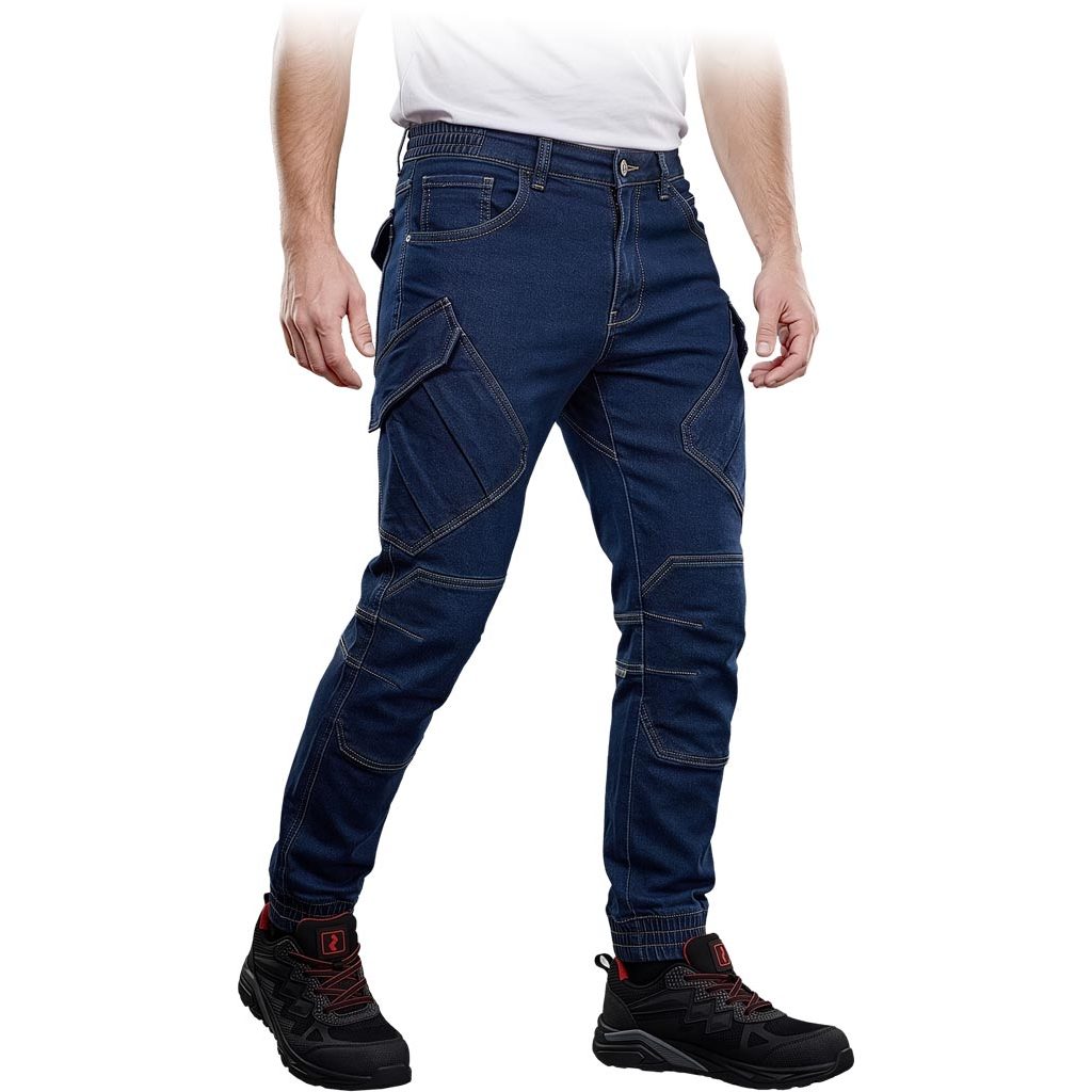 Spodnie ochronne do pasa Reis JEANS610-T Granatowy