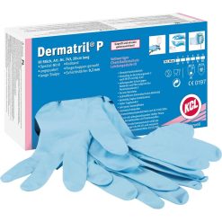 Rękawice ochronne KCL KCL-DERMA743 – nitryl Niebieski
