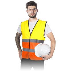 Kamizelka ostrzegawcza Reis KOS-DOUBLE Żółto-pomarańczowy