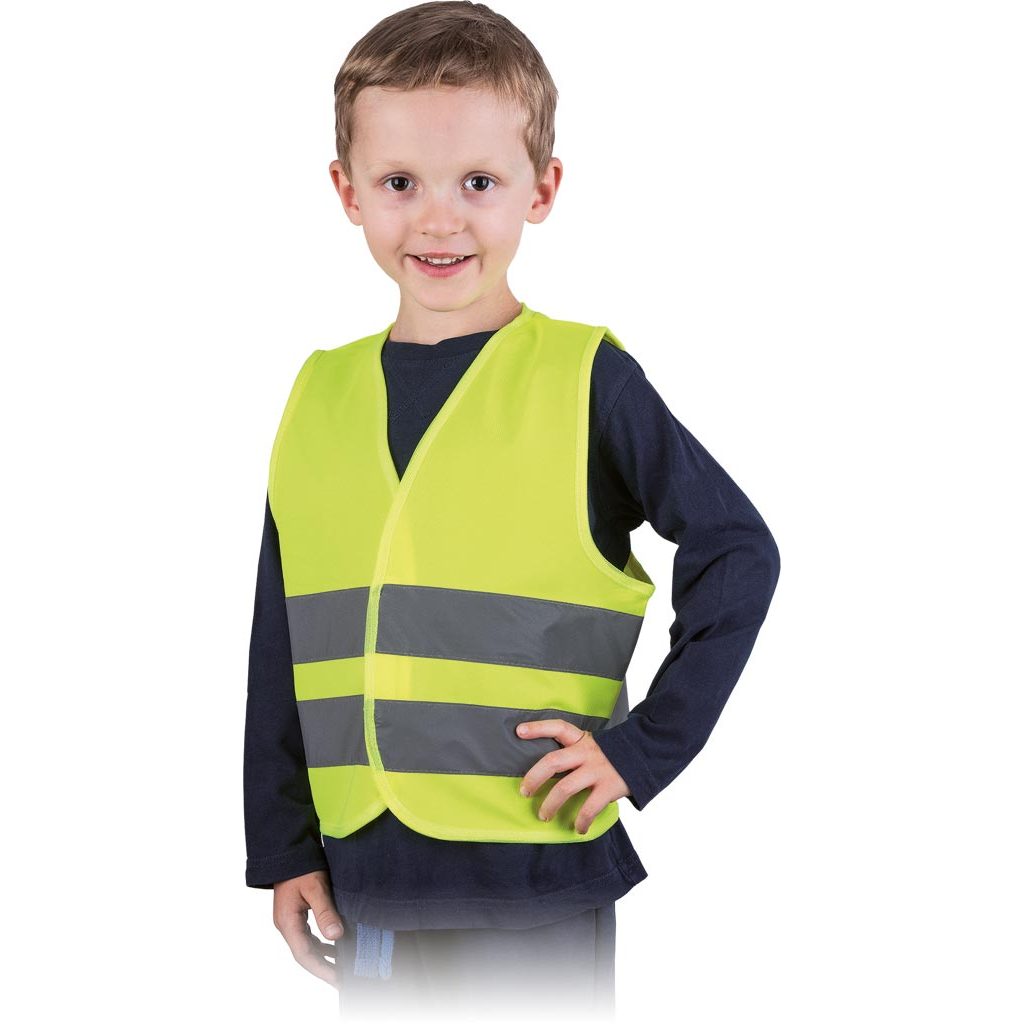 Kamizelka ostrzegawcza Reis KOS-KINDER Żółty