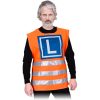 Narzutka Lubmar KOS-ROAD-L OSTRZEGAWCZA- nauka jazdy l Pomarańczowy