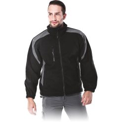 Bluza z polaru Leber&Hollman LH-FLEXER Czarno-szary