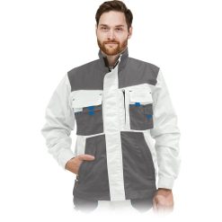 Bluza ochronna Leber&Hollman LH-FMN-J Biało-szaro-niebieski