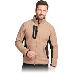 Bluza z polaru ochronna Leber&Hollman LH-FMN-P Beżowo-brązowo-czarny