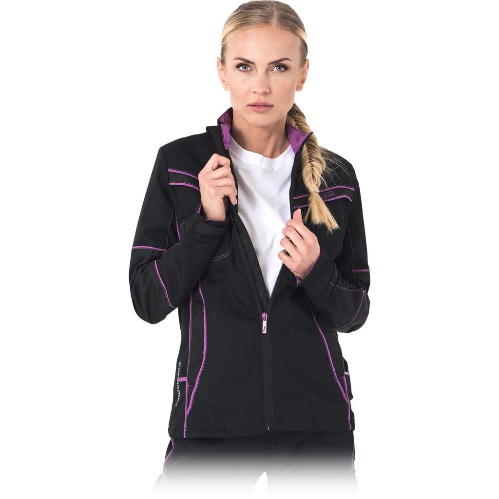Bluza ochronna Leber&Hollman LH-FWN-J Czarno-różowy