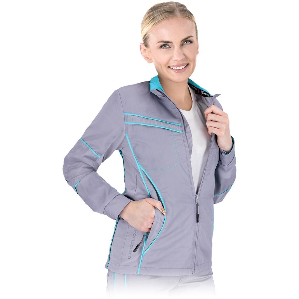 Bluza ochronna Leber&Hollman LH-FWNA-J Jasnoszaro-miętowy