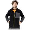 Bluza ochronna z polaru Leber&Hollman LH-POLSHELL Czarno-żółty