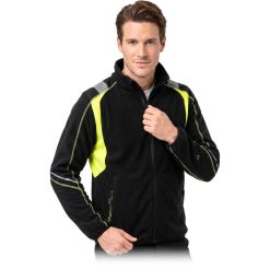 Bluza ochronna z polaru Leber&Hollman LH-TAYGER Czarno-żółty