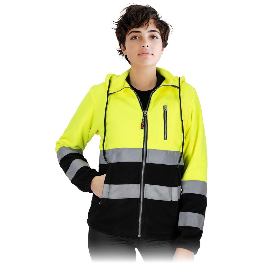 Bluza ochronna z polaru Reis MANTIS-HD Żółto-czarny