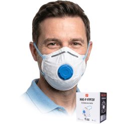 Półmaska filtrująca Reis MAS-F-FFP2V – FFP2 Biały