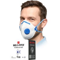 Półmaska ochronna Reis MAS-S-FFP2V – FFP2 Biały