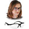 Okulary ochronne MCR MCR-KLONDIKEM – EN 166 Transparentno-czarny, powiększenie +1.0d