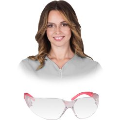Okulary ochronne Reis OO-ARVADA – EN 166 Transparentno-różowy