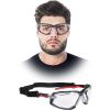 Okulary ochronne Reis OO-VERMONT – EN 166 Transparentno-czarno-czerwony