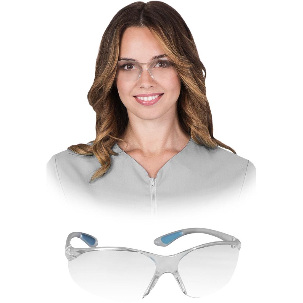 Okulary ochronne Reis OO-VISTA – EN 166 Transparentno-jasnoniebieski