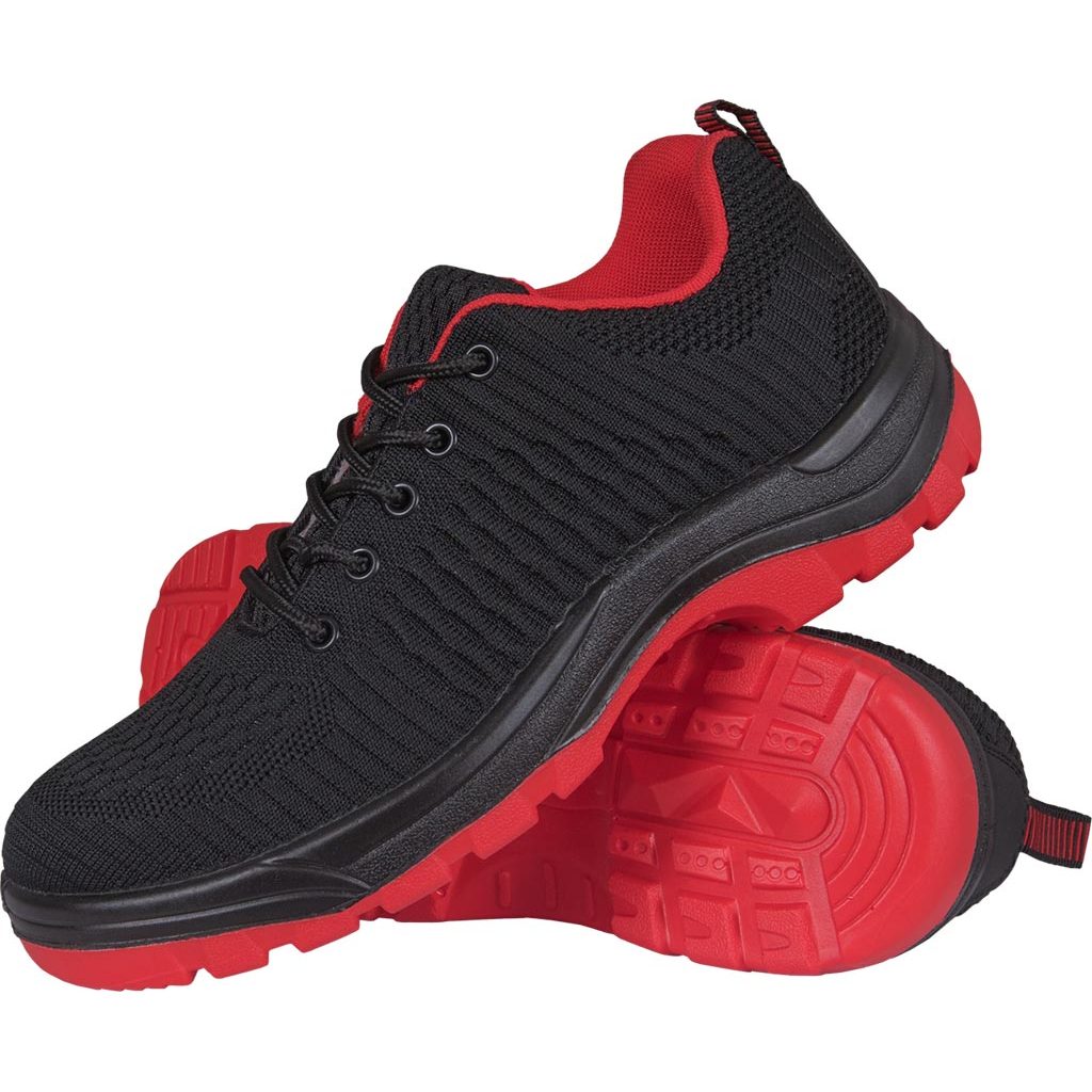 Buty bezpieczne Ogrifox OX-FLY-P-SB OX.01.202 – SB SRA Czarno-czerwony