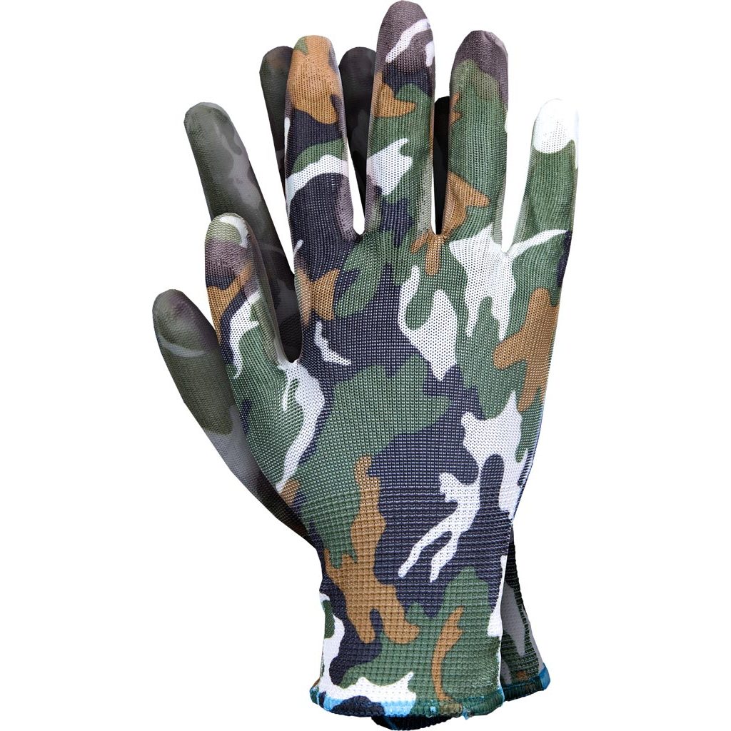 Rękawice ochronne Ogrifox OX-POLICAMO OX.12.961 – poliuretan, opak. 240 par Moro