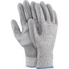 Rękawice ochronne Ogrifox OX-STEEL-PU OX.12.844 – poliuretan, EN 388 Czarno-biało-szary