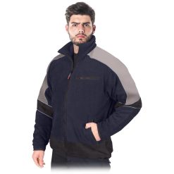 Bluza ochronna ocieplana z polaru Reis POL-POLAREX Granatowo-beżowy