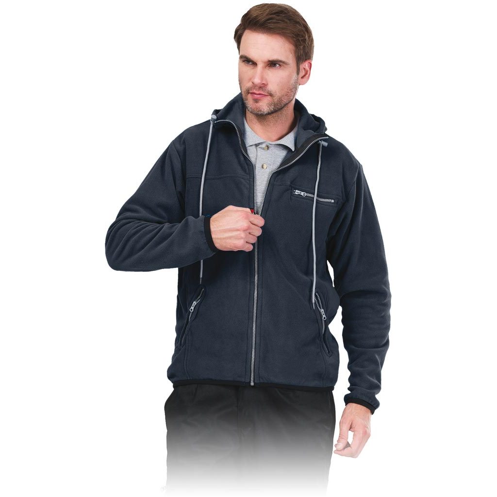 Bluza ochronna z polaru Reis POLAR-HOOD Granatowy