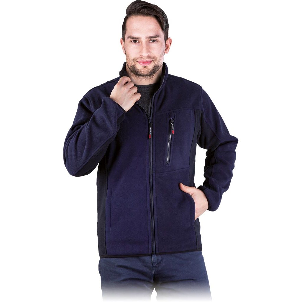 Bluza z polaru ochronna Reis POLAR-TWIN Granatowo-czarny