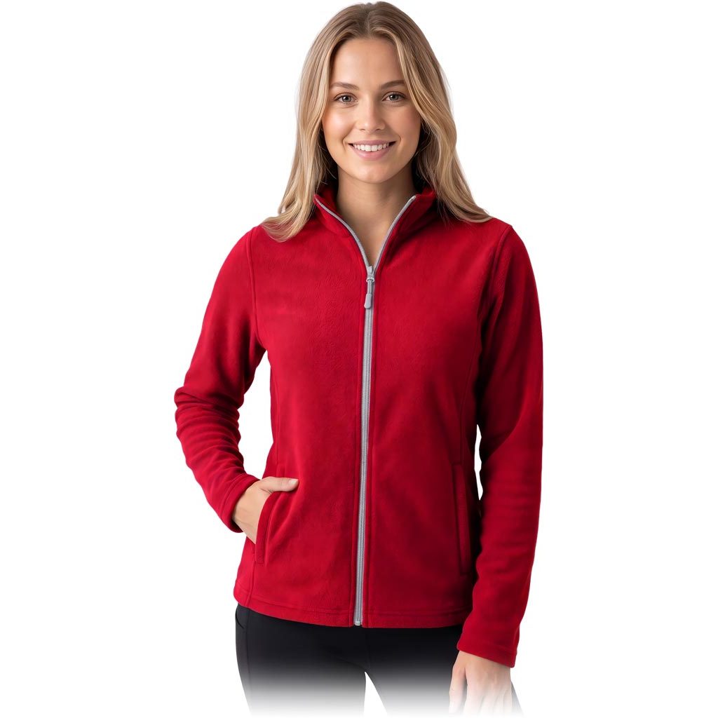 Bluza z polaru ochronna Reis POLLADYDS Czerwony