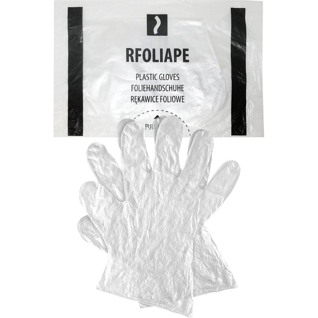 Rękawice foliowe Reis RFOLIAPE – folia Transparentny