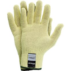 Rękawice ochronne JS RJ-KEVLAR – przędza techniczna, opak. 10 par Żółty